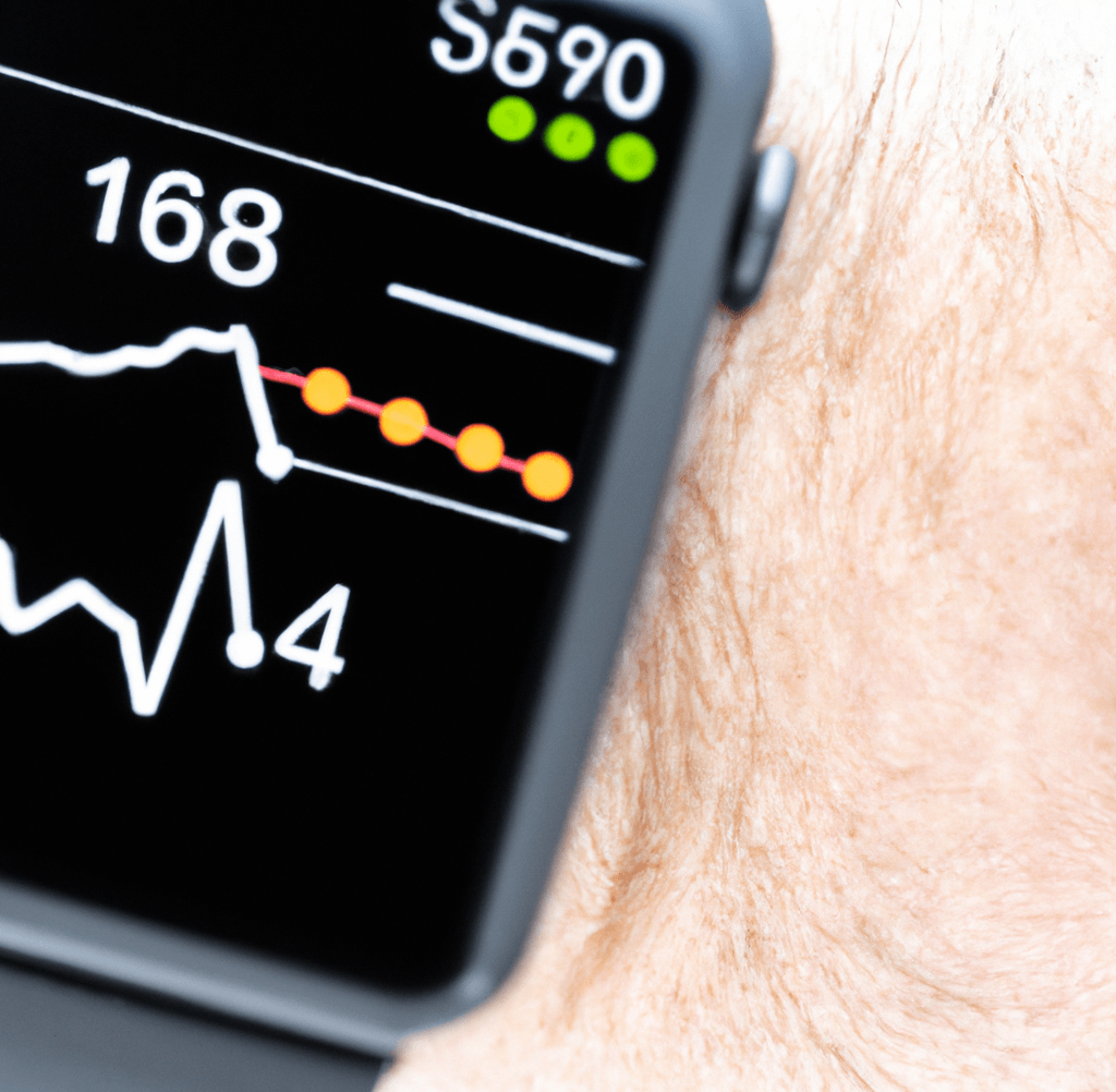 A picture of a smartwatch showing tracking of heart rate variability_best heart rate variability trackers 2023_wearehumans.digital