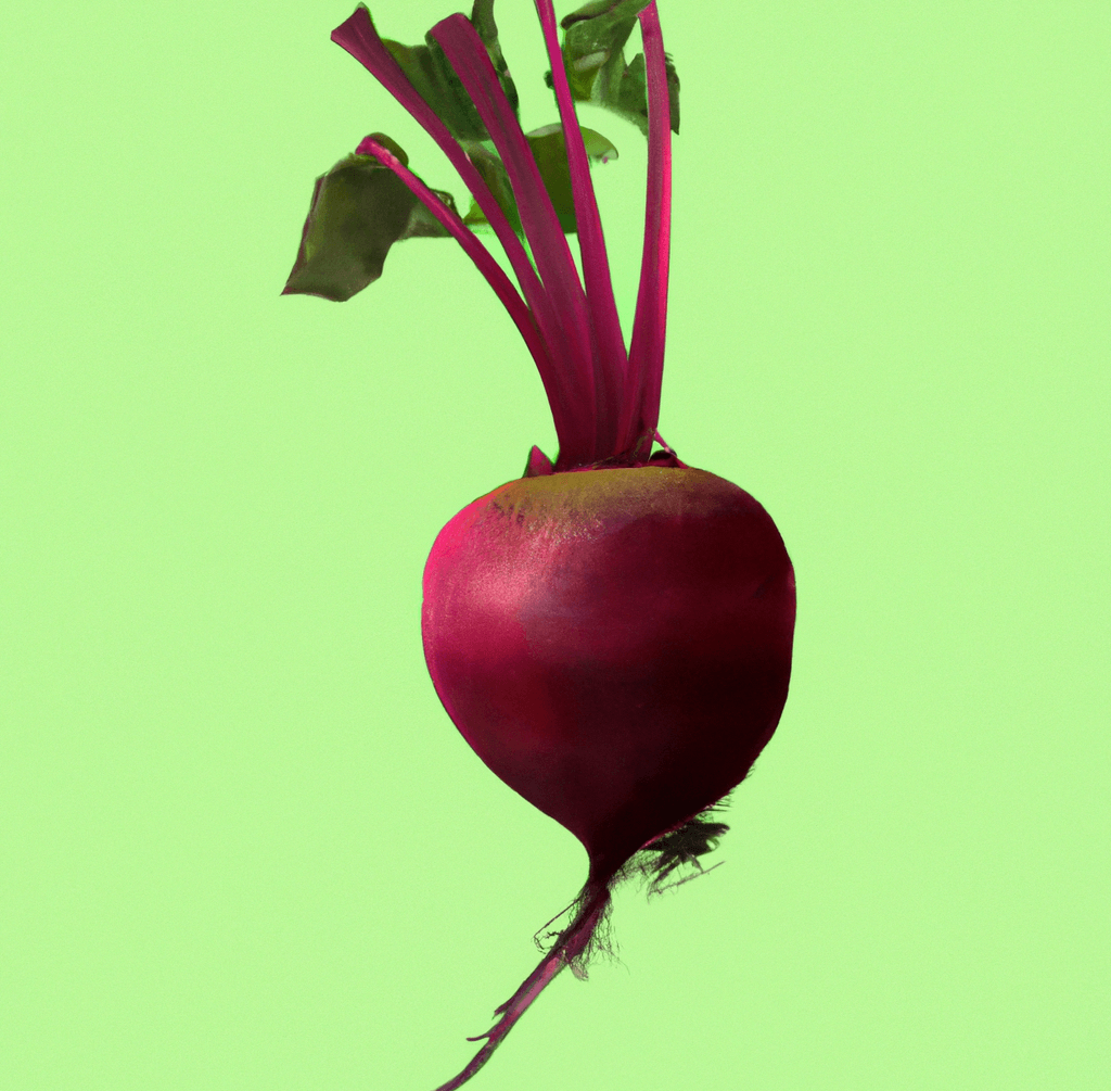 An image of a beetroot on a pastel green background_the benefits of beetroot_wearehumans.digital
