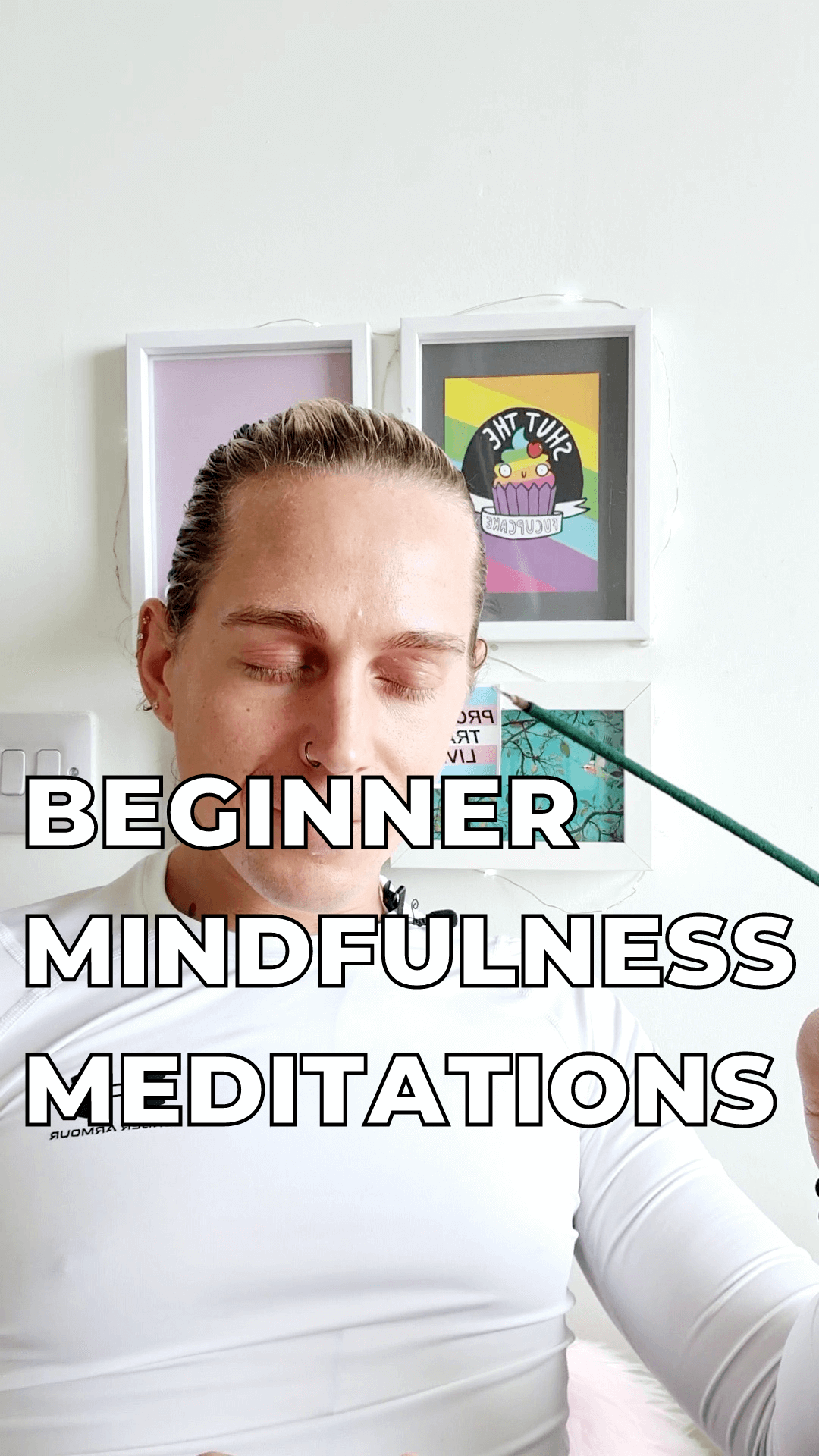 James Kearslake, owner of LGBTQ Wellness, providing 10 – 15 minute beginner mindfulness meditations, playable on Spotify and all major podcast platforms