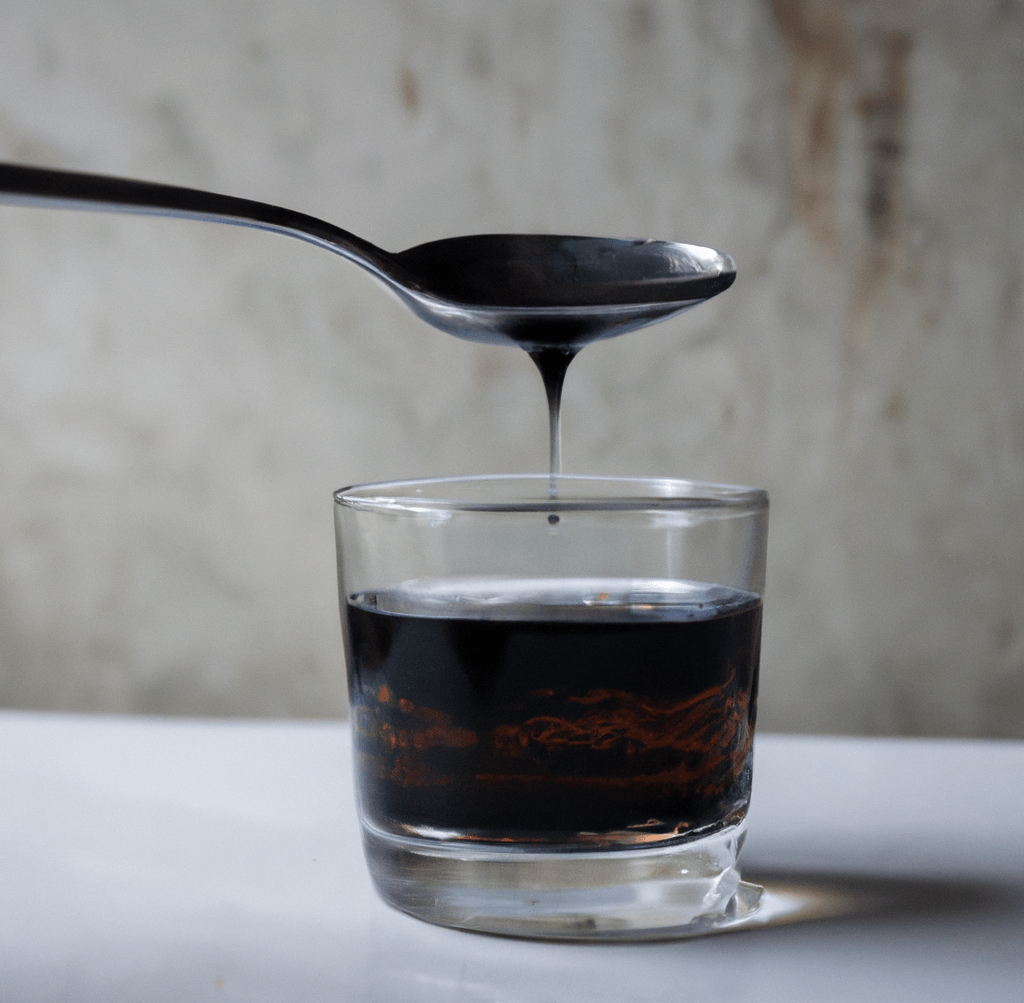 Shilajit liquid being poured into a glass of water_What are the benefits of Shilajit Liquid_wearehumans.digital